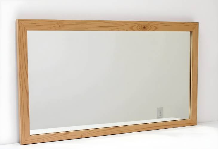 Vintage Inspired Full Length Wood Mirror with Distressed Finish